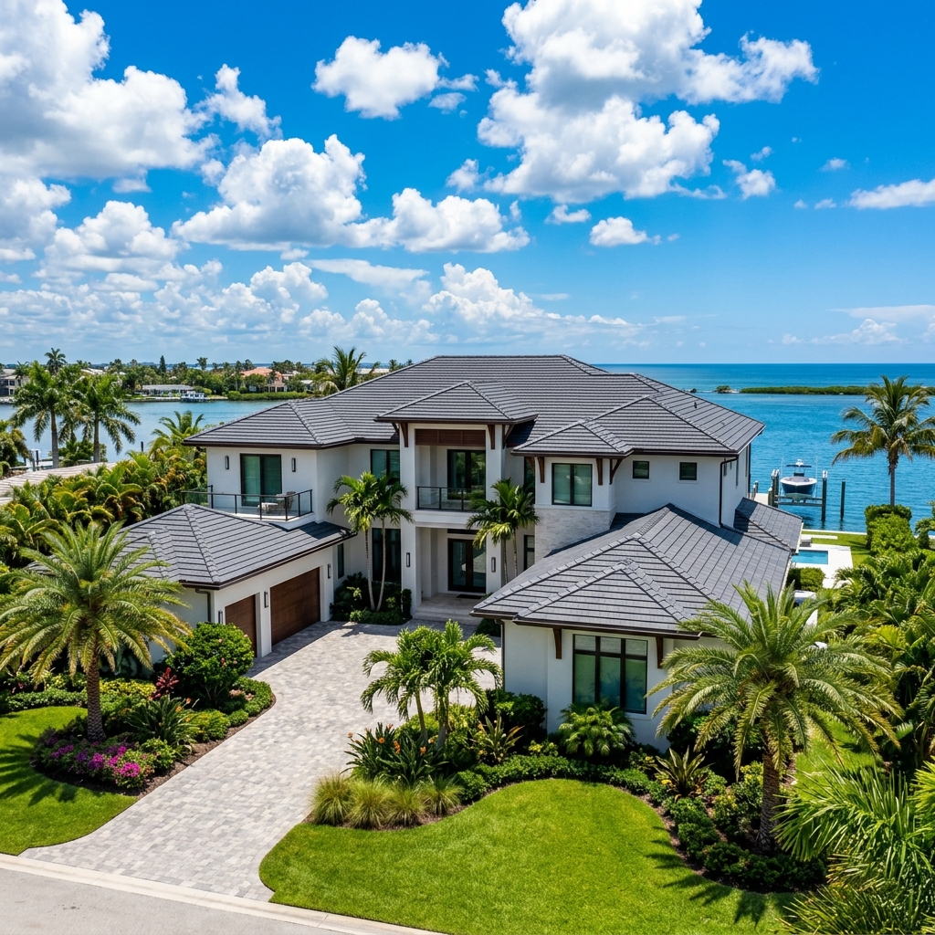 Illustrative Florida home with a tile roof